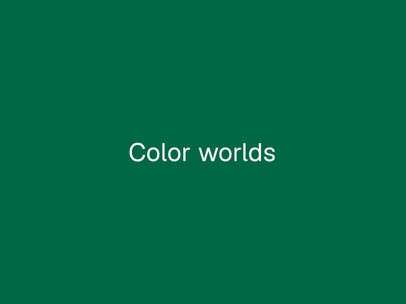 Color worlds