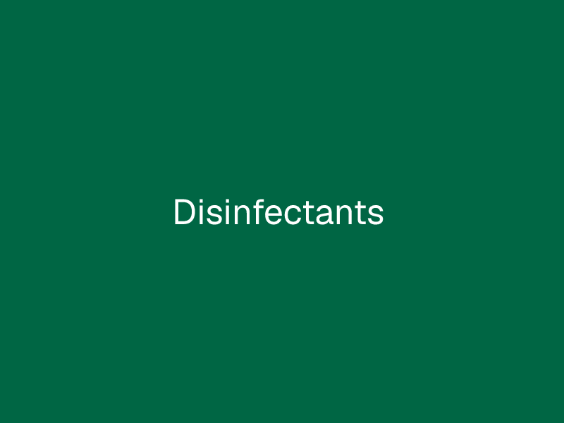 Disinfectants