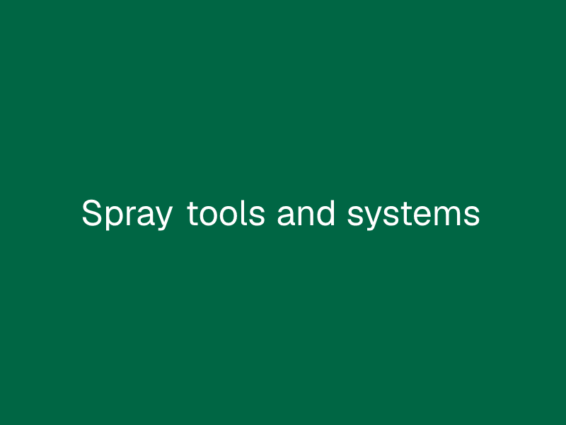 Spray tools and systems