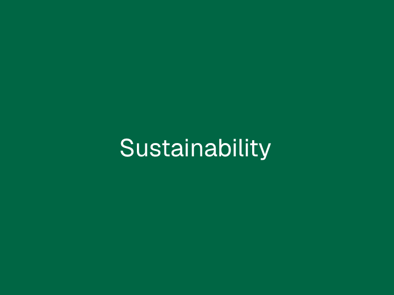 Sustainability