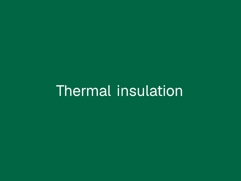 Thermal insulation