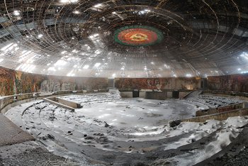 <p>Precious mosaics, valuable ornaments and wall paintings once adorned the interior of the monument. But just eight years after its inauguration, it was left to decay</p>