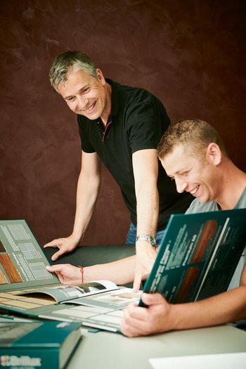 <p>A team that complements each other perfectly: Managing Director Harald Alps (left) and Operations Manager Benjamin Wagner</p>