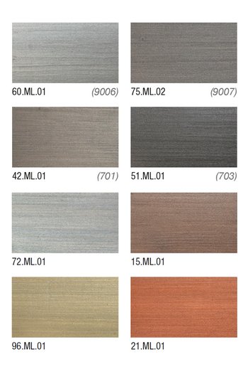<p>Eight new metallic color shades are now available for the Gel-Woodstain 510.</p>