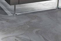 Mineral plaster floor