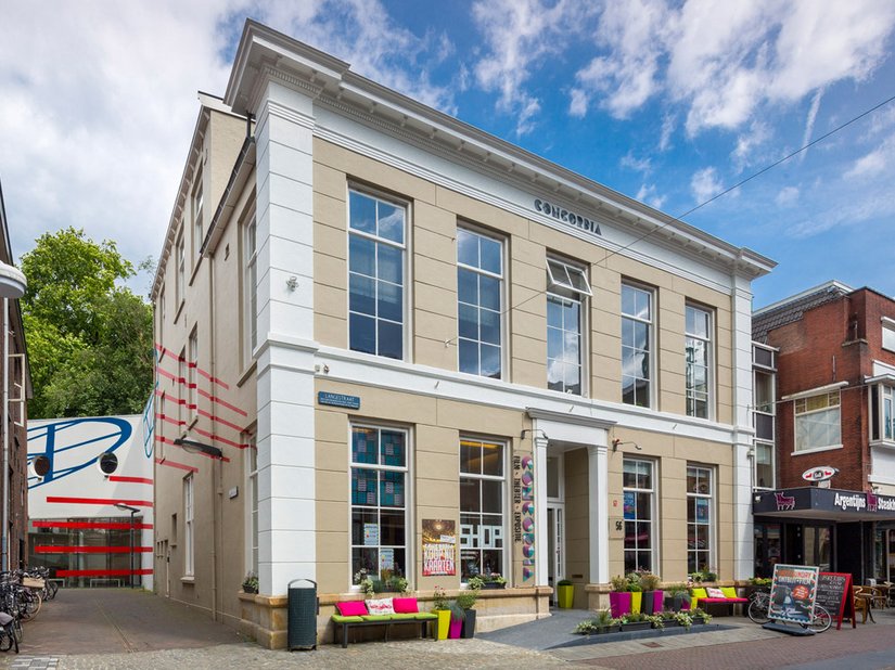 The Concordia Film-Theater is right on Enschede’s main shopping street.