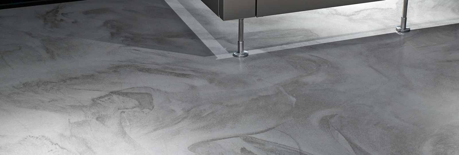 Mineral plaster floor