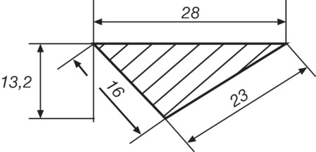 Drip Edge Profile 1595 , Anwendungsbild 1