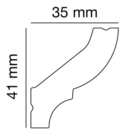 Polystyrene Profile PS 2501, Anwendungsbild 1