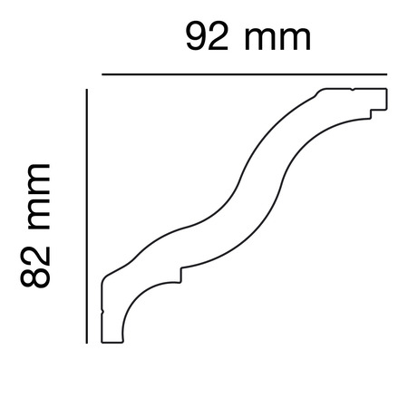 Polystyrene Profile PS 2502, Anwendungsbild 1