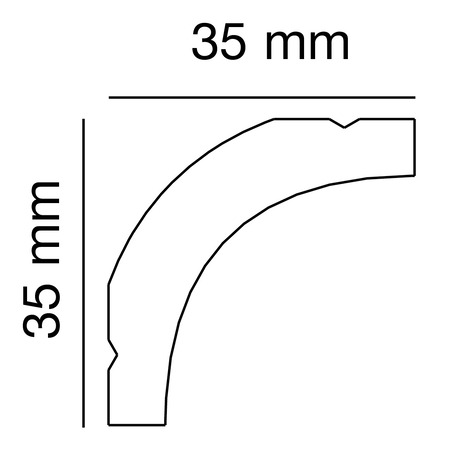 Polystyrene Profile PS 2520, Anwendungsbild 1