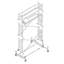 alu star 80 Mobile Scaffolding