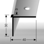 Aluminum Stair Edge Profile 3137