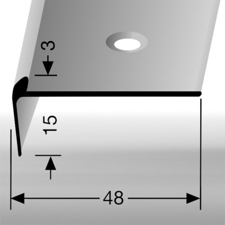 Aluminum Stair Edge 3136