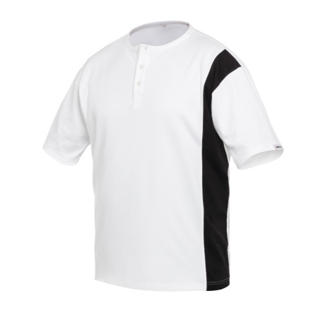 Decorators' T-shirt with Button Placket