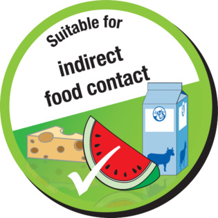 Suitable for indirect food contact